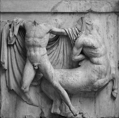 That would be homoerotic centaur wrestling. The ancient Greeks wanted it too - no need to be ashamed.